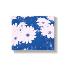 uitgerekte canvasprint met mooi bloemenbeeld