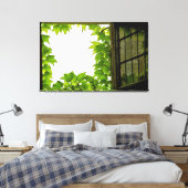 Uitgerekte canvasprint met raam canvas afdruk (Insitu (Slaapkamer))