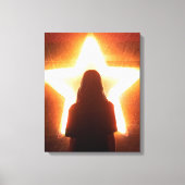 Uitgerekte canvasprint - traditioneel Sindhi-ontwe Canvas Afdruk (Voorkant)