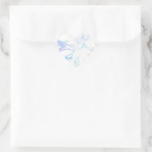 Uitgerekte sterren hart sticker (Tas)