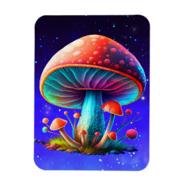 Uitgeruimd Rainbow Amanita Muscaria Magnet Magneet