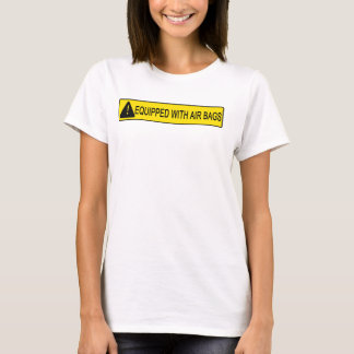 Uitgerust met airbags, damestank t-shirt