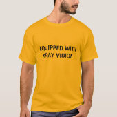 UITGERUST MET XRAY VISION T-SHIRT (Voorkant)