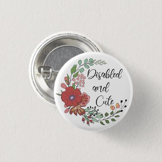 Uitgeschakeld en geluid ronde button 3,2 cm (Voorkant /achterkant)