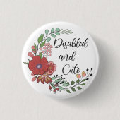 Uitgeschakeld en geluid ronde button 3,2 cm (Voorkant)