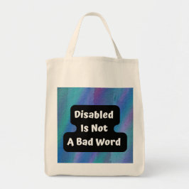 Uitgeschakeld is geen slecht woord tote bag