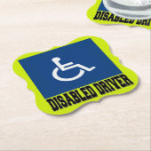 Uitgeschakeld stuurprogramma kartonnen onderzetters (Gekanteld)