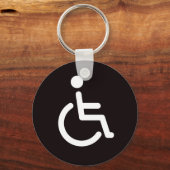 Uitgeschakeld symbool sleutelhanger (Voorkant)