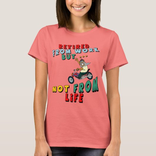 Uitgeschakeld van werk t-shirt (Voorkant)