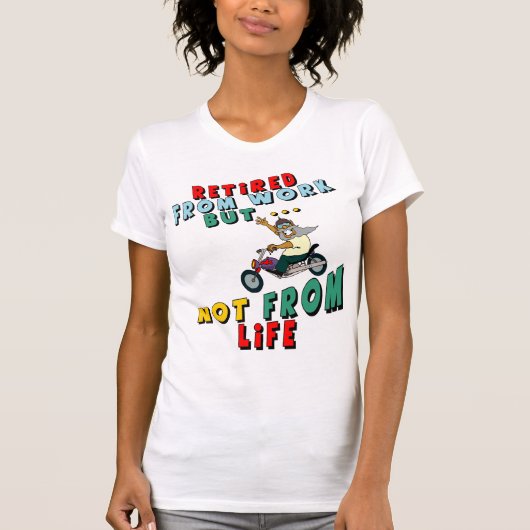 Uitgeschakeld van werk t-shirt (Voorkant)