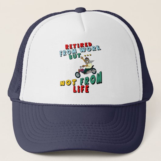Uitgeschakeld van werk trucker pet (Voorkant)