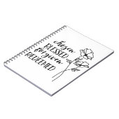 Uitgeschakeld zonder vergoeding notitieboek (Linkerzijde)