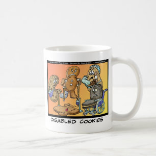 Uitgeschakelde cookies grappige cadeaus en verzame koffiemok