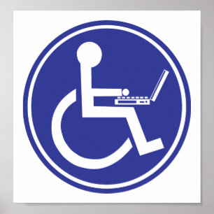 UITGESCHAKELDE LAPTOP POSTER
