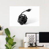 Uitgeschakelde stroomkabel poster (Thuiskantoor)