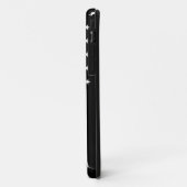 Uitgescheurde look | Dunne blauwe lijn Amerikaanse Case-Mate iPhone Case (Achterkant/links)