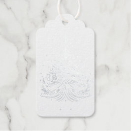 Uitgeschoven Folie Holiday Gift Labels – Elegant T