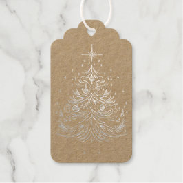 Uitgeschoven Folie Holiday Gift Labels – Elegant T