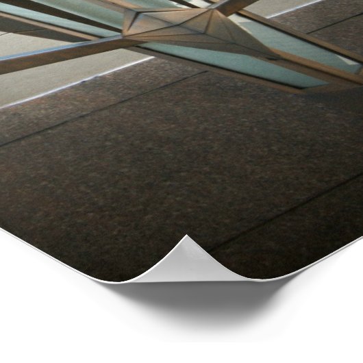 Uitgesloten in deco poster (Hoek)