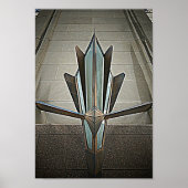 Uitgesloten in deco (reliëf) poster (Voorkant)