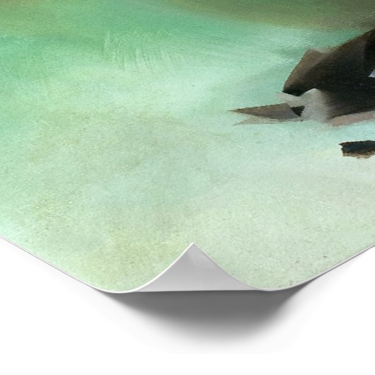 Uitgesneden pop omhoog poster (Hoek)