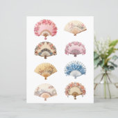 Uitgesneden Rococo Hand Fan (Staand voorkant)