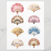 Uitgesneden Rococo Hand Fan (Voorkant)