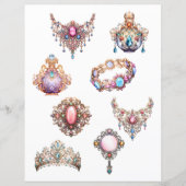 Uitgesneden Rococo sieraden (Voorkant)