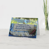 Uitgespreid Geluk zoals Jam Bedankkaart (Voorkant)