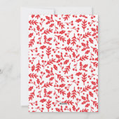 Uitgespreid juich toe feestdagenkaart (Achterkant)