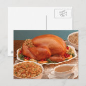 Uitgespreide Thanksgiving Feestdagenkaart (Voorkant / Achterkant)