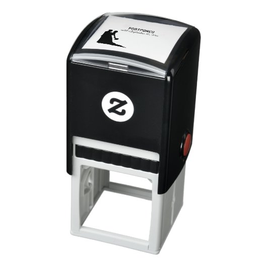 UITGESTELD Dansen Bruiloft Paar Een Nieuwe Eveneme Zelfinktende Stempel (Product)