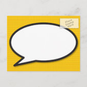 Uitgesteld Verander de datum Fun Comic Book Aankondigingskaart (Achterkant)