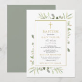 Uitgestelde Aankondiging Bloemendop Christening (Voorkant / Achterkant)