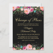 Uitgestelde Aankondiging Bloemrijke Pensioenfeest (Voorkant)