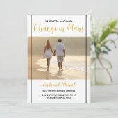 Uitgestelde aankondiging bruiloft Black & Gold-fot