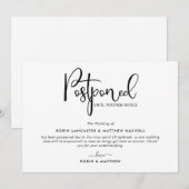 Uitgestelde aankondiging gebeurtenis, moderne kaar (Voorkant / Achterkant)