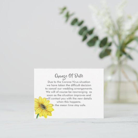 Uitgestelde aankondiging huwelijk (Staand voorkant)