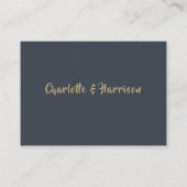 Uitgestelde aankondiging huwelijk (Achterkant)