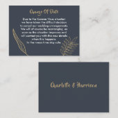 Uitgestelde aankondiging huwelijk (Voorkant / Achterkant)