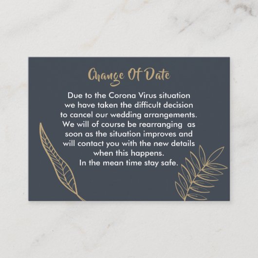 Uitgestelde aankondiging huwelijk (Voorkant)