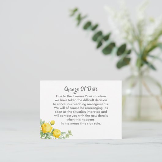 Uitgestelde aankondiging huwelijk (Staand voorkant)