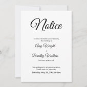 Uitgestelde aankondiging huwelijk legant (Voorkant)