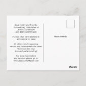 Uitgestelde aankondiging van huwelijk Briefkaart w (Achterkant)