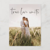 Uitgestelde aankondiging van huwelijk Briefkaart w (Voorkant)