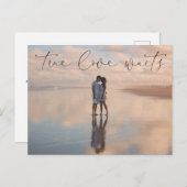 Uitgestelde aankondiging van huwelijk Briefkaart w (Voorkant / Achterkant)