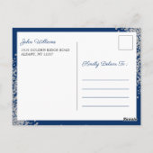 Uitgestelde aankondiging Zilverige Eerste Heilige  Briefkaart (Achterkant)