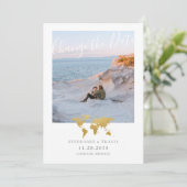 Uitgestelde bestemming Weddenschap Gold Map Aankondiging (Staand voorkant)