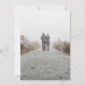 Uitgestelde Blush Roze Bohemen Pampas Datum verand Save The Date (Achterkant)