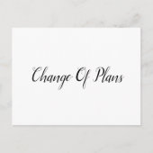 Uitgestelde bruiloft aankondigingskaart (Voorkant)